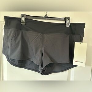 lululemon athletica Women's Black Athletic Shorts